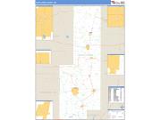 Sunflower County, MS <br /> Wall Map <br /> Zip Code <br /> Basic Style 2025 Map