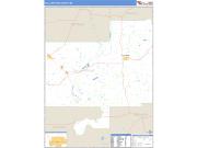 Tallahatchie County, MS <br /> Wall Map <br /> Zip Code <br /> Basic Style 2025 Map