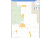 Tippah County, MS <br /> Wall Map <br /> Zip Code <br /> Basic Style 2025 Map