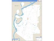 Tunica County, MS <br /> Wall Map <br /> Zip Code <br /> Basic Style 2025 Map