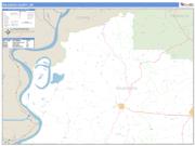 Wilkinson County, MS <br /> Wall Map <br /> Zip Code <br /> Basic Style 2025 Map