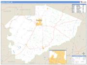 Yazoo County, MS <br /> Wall Map <br /> Zip Code <br /> Basic Style 2025 Map