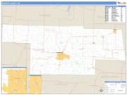 Audrain County, MO <br /> Wall Map <br /> Zip Code <br /> Basic Style 2025 Map