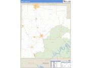 Barry County, MO <br /> Wall Map <br /> Zip Code <br /> Basic Style 2025 Map