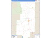 Bollinger County, MO <br /> Wall Map <br /> Zip Code <br /> Basic Style 2025 Map