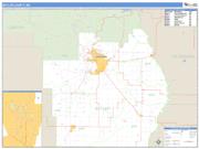 Butler County, MO <br /> Wall Map <br /> Zip Code <br /> Basic Style 2025 Map