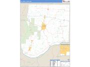 Callaway County, MO <br /> Wall Map <br /> Zip Code <br /> Basic Style 2025 Map