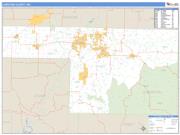 Christian County, MO <br /> Wall Map <br /> Zip Code <br /> Basic Style 2025 Map