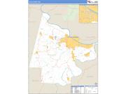 Cole County, MO <br /> Wall Map <br /> Zip Code <br /> Basic Style 2025 Map