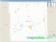 Daviess County, MO <br /> Wall Map <br /> Zip Code <br /> Basic Style 2025 Map