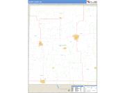 Gentry County, MO <br /> Wall Map <br /> Zip Code <br /> Basic Style 2025 Map