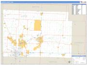 Jasper County, MO <br /> Wall Map <br /> Zip Code <br /> Basic Style 2025 Map