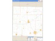 Lawrence County, MO <br /> Wall Map <br /> Zip Code <br /> Basic Style 2025 Map