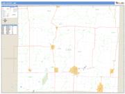 Linn County, MO <br /> Wall Map <br /> Zip Code <br /> Basic Style 2025 Map