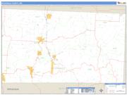 McDonald County, MO <br /> Wall Map <br /> Zip Code <br /> Basic Style 2025 Map