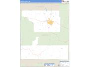 Madison County, MO <br /> Wall Map <br /> Zip Code <br /> Basic Style 2025 Map