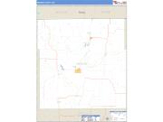 Mercer County, MO <br /> Wall Map <br /> Zip Code <br /> Basic Style 2025 Map