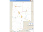 Montgomery County, MO <br /> Wall Map <br /> Zip Code <br /> Basic Style 2025 Map