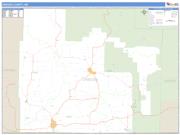 Oregon County, MO <br /> Wall Map <br /> Zip Code <br /> Basic Style 2025 Map