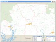 Ozark County, MO <br /> Wall Map <br /> Zip Code <br /> Basic Style 2025 Map