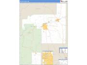 Phelps County, MO <br /> Wall Map <br /> Zip Code <br /> Basic Style 2025 Map