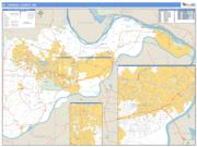 St. Charles County, MO <br /> Wall Map <br /> Zip Code <br /> Basic Style 2025 Map