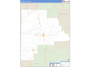 Shannon County, MO <br /> Wall Map <br /> Zip Code <br /> Basic Style 2025 Map