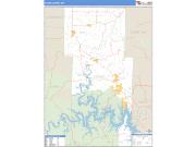 Stone County, MO <br /> Wall Map <br /> Zip Code <br /> Basic Style 2025 Map