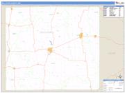 Sullivan County, MO <br /> Wall Map <br /> Zip Code <br /> Basic Style 2025 Map