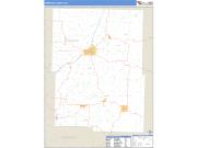 Webster County, MO <br /> Wall Map <br /> Zip Code <br /> Basic Style 2025 Map