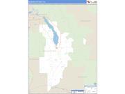Broadwater County, MT <br /> Wall Map <br /> Zip Code <br /> Basic Style 2025 Map