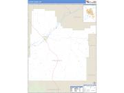 Custer County, MT <br /> Wall Map <br /> Zip Code <br /> Basic Style 2025 Map