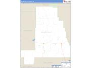 Golden Valley County, MT <br /> Wall Map <br /> Zip Code <br /> Basic Style 2025 Map