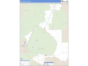 Jefferson County, MT <br /> Wall Map <br /> Zip Code <br /> Basic Style 2025 Map