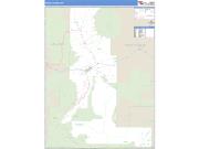 Park County, MT <br /> Wall Map <br /> Zip Code <br /> Basic Style 2025 Map