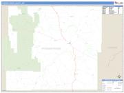 Powder River County, MT <br /> Wall Map <br /> Zip Code <br /> Basic Style 2025 Map