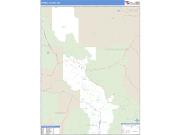 Powell County, MT <br /> Wall Map <br /> Zip Code <br /> Basic Style 2025 Map