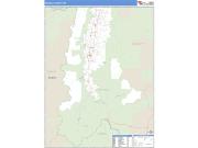 Ravalli County, MT <br /> Wall Map <br /> Zip Code <br /> Basic Style 2025 Map