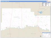 Roosevelt County, MT <br /> Wall Map <br /> Zip Code <br /> Basic Style 2025 Map