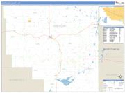 Sheridan County, MT <br /> Wall Map <br /> Zip Code <br /> Basic Style 2025 Map