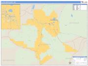 Silver Bow County, MT <br /> Wall Map <br /> Zip Code <br /> Basic Style 2025 Map