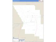 Treasure County, MT <br /> Wall Map <br /> Zip Code <br /> Basic Style 2025 Map