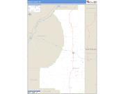 Wibaux County, MT <br /> Wall Map <br /> Zip Code <br /> Basic Style 2025 Map