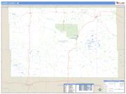Cherry County, NE <br /> Wall Map <br /> Zip Code <br /> Basic Style 2025 Map
