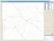 Custer County, NE <br /> Wall Map <br /> Zip Code <br /> Basic Style 2025 Map