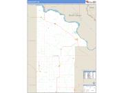 Dixon County, NE <br /> Wall Map <br /> Zip Code <br /> Basic Style 2025 Map