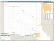 Dodge County, NE <br /> Wall Map <br /> Zip Code <br /> Basic Style 2025 Map