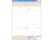 Franklin County, NE <br /> Wall Map <br /> Zip Code <br /> Basic Style 2025 Map