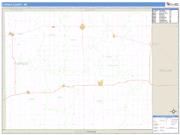 Furnas County, NE <br /> Wall Map <br /> Zip Code <br /> Basic Style 2025 Map