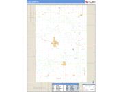 Gage County, NE <br /> Wall Map <br /> Zip Code <br /> Basic Style 2025 Map